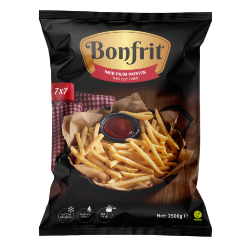 Bonfrit 7x7 Parmak Patates 2,5 Kg * 4 adet