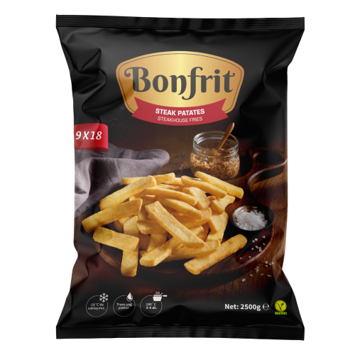 Bonfrit 9x18 Parmak Patates 2,5 Kg * 5 adet