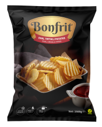 Bonfrit Oval Tırtıklı Patates 2,5 Kg