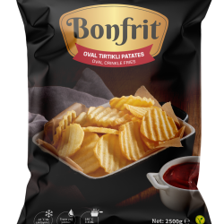 Bonfrit Oval Tırtıklı Patates 2,5 Kg